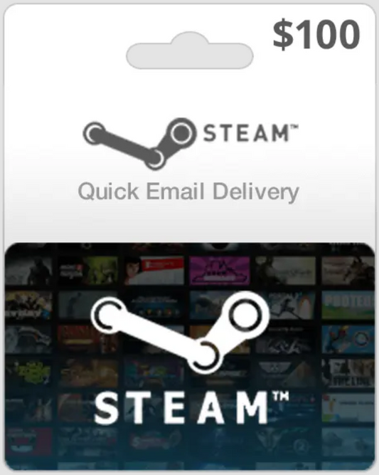 $100 USA Steam Game Card (Email Delivery)
