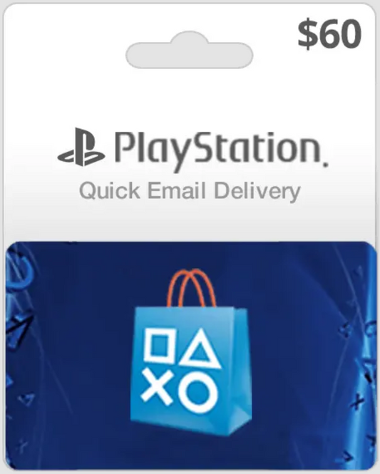 $60 USA Playstation Network Card (Email Delivery)