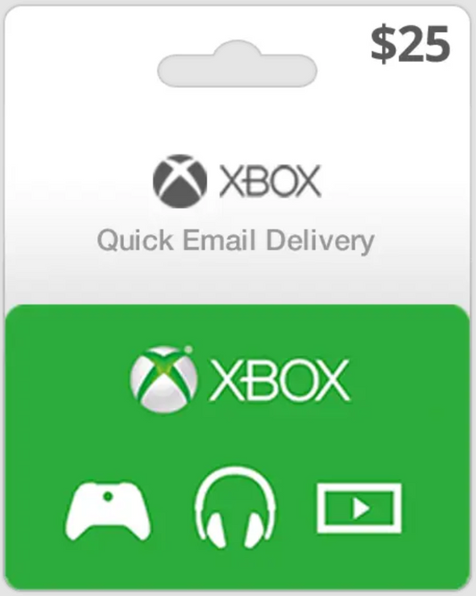 $25 USA Xbox Gift Card (Email Delivery)