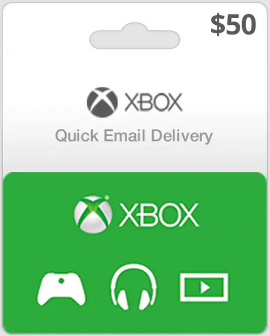 $50 USA Xbox Gift Card (Email Delivery)